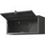 Armoire murale noire en métal pour garage robuste. Grand rangement, verrou solide, acier de 0,65 mm, design moderne, noir. Spacieux pour atelier, verrouillage sécuritaire, acier