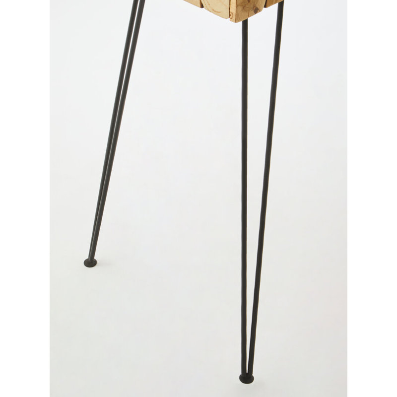 100cm Solid Wood Top Console Table
