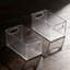 Boîte de rangement en plastique à haute visibilité, idéale pour ranger les pots à épices de cuisine, emballer des aliments, des livres, des jouets, des articles divers et pour organiser dans le réfrigérateur. Rangement et organisation élégants pour le réfrigérateur.