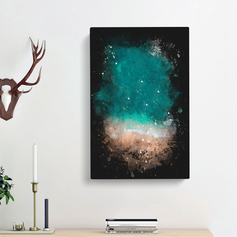 Ocean Meets the Sand - Wrapped Canvas, 50cm H x 35cm W x 3cm D