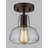 Holbeach Glass Semi Flush Mount
