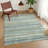 Machine Washable Indoor/Outdoor Chantille ACN2908 Striped Rug-94578925-94578914