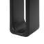 Console de 50 po de long noir