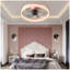 Ventilateurs de plafond avec lumières à DEL à intensité variable, installation encastrée de ventilateurs de plafond modernes et minces-1246398252
