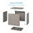 30 Gallon Deck Box, Outdoor Lockable Storage Resin Box for Package-Sports Equipment-Garden Tools, Waterproof and UV Resistant Patio Storage Box-1780981251
