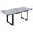 Extendable Metal Base Dining Table