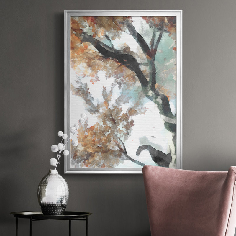 Fall Tree II " Fall Tree II ", 42.5" H x 30.5" W x 1" D, Silver