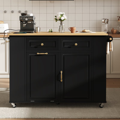 Wood Kitchen Cart
