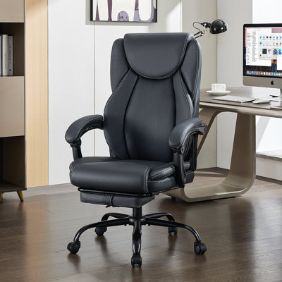 Crowder Ergonomic Executive Chair with Footrest