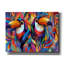 Toile épique «Tucans In Color» par Ann Klee, graffiti épique, 16 po x 12 po-117052217