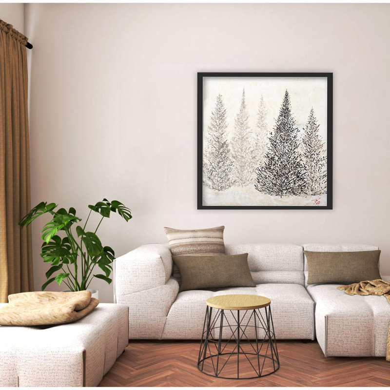 «Monoscape I» par Karen Biery, reproduction d'art sur toile tendue, H 20 po x l 20 po
