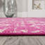 Tapis marocain Kateshia HYPE Boho Vintage Diamond Fuchsia / Ivory-1802146031