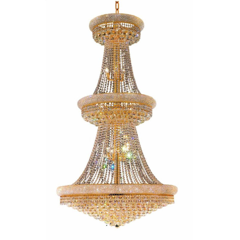 Mckie 53 - Light Dimmable Empire Chandelier, Gold