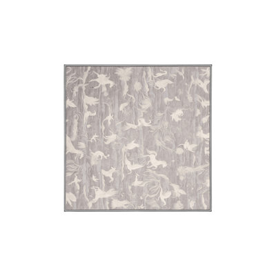 Tapis gris lavable à la machine