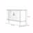 Rustic semi-circular arc large capacity sideboard