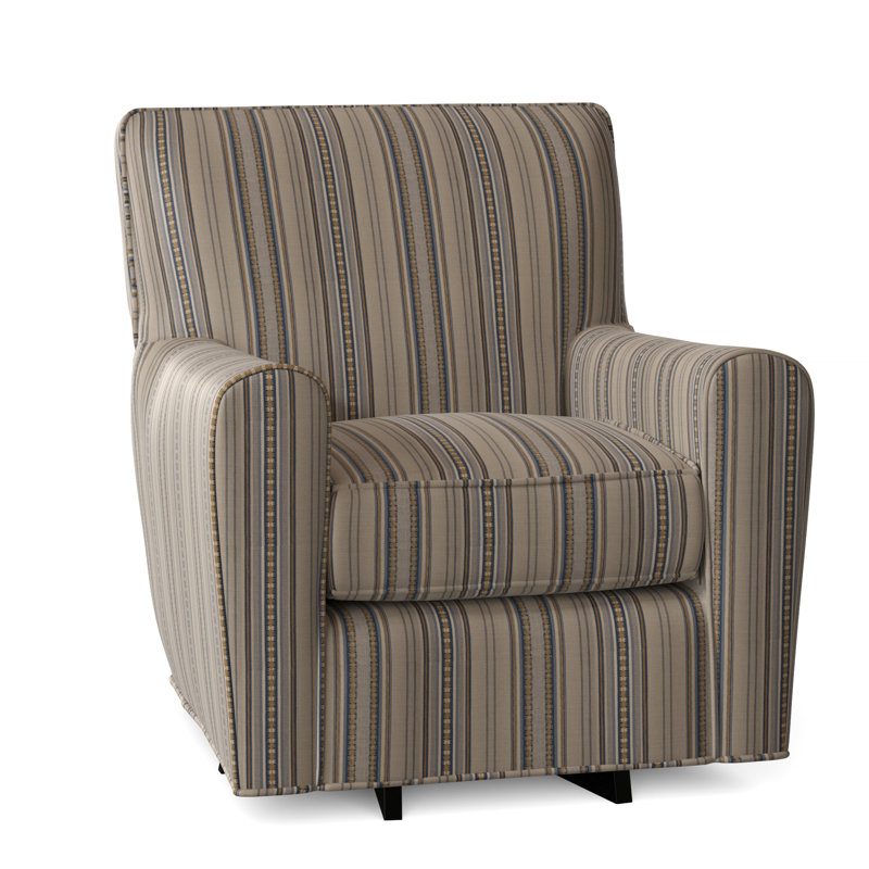 Venus Swivel Armchair, Forzando 23 Brown Stripe, Yes