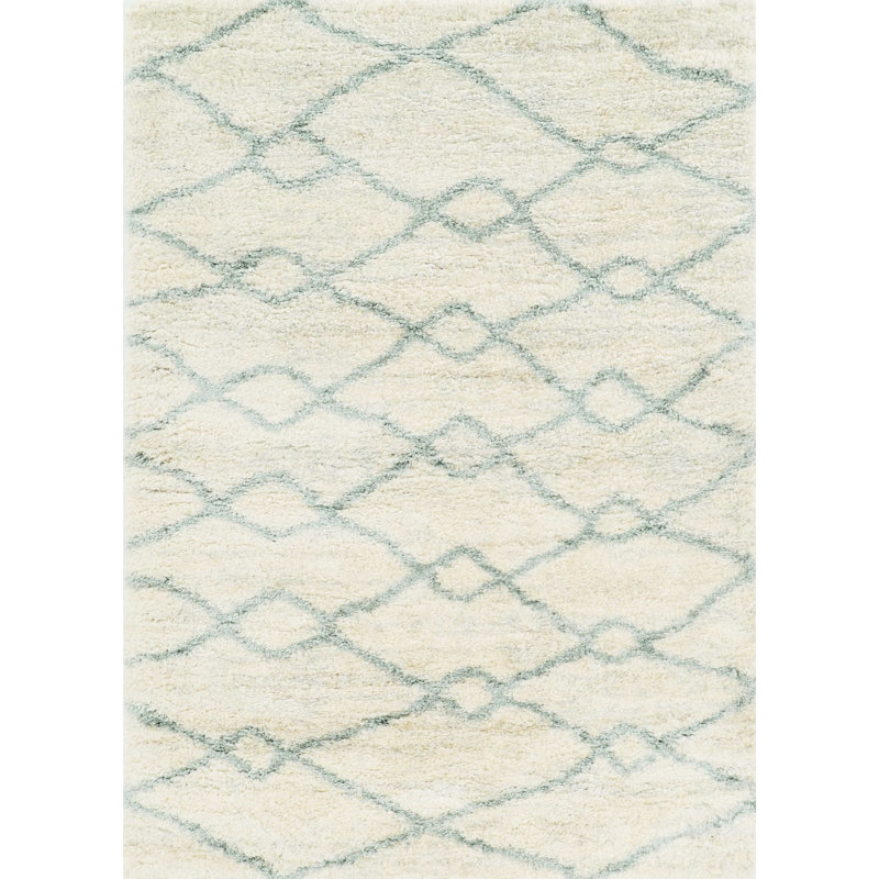 Tapis ivoire / gris Sommerville, Rectangle 5 pi 3 po x 7 pi 7 po