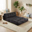 Support de dossier de canapé-lit pliant convertible 50 po, gris foncé-458768127-458768130