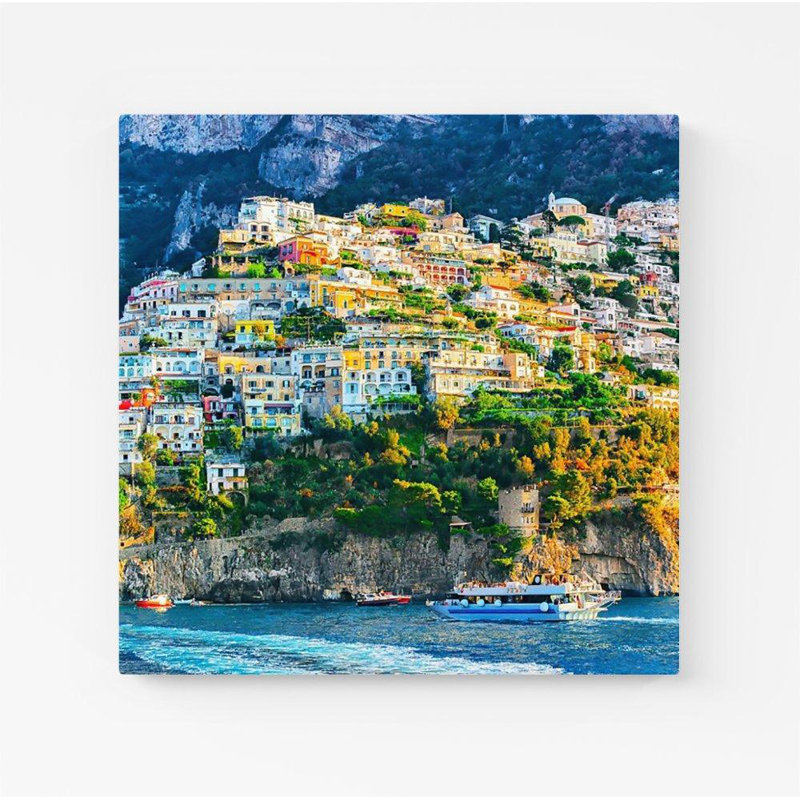 POSITANO, AMALFI COAST - Wrapped Canvas Print