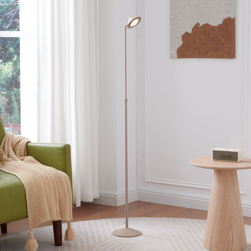 Lampe de lecture contemporaine à DEL Isabella avec contrôle tactile, trois niveaux de luminosité et alimentation USB Type-C Isabella