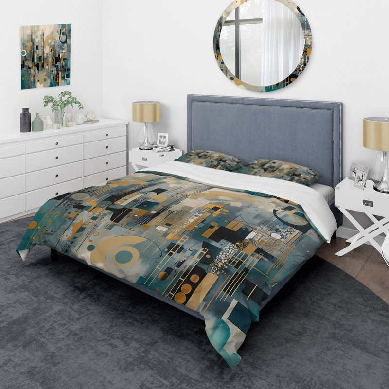 Ensemble de housse de couette en microfibre / polyester Transcendant Reality V Bedding