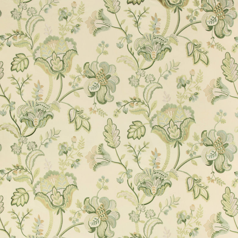 Westport Bradford Embroidery Fabric, Greenery