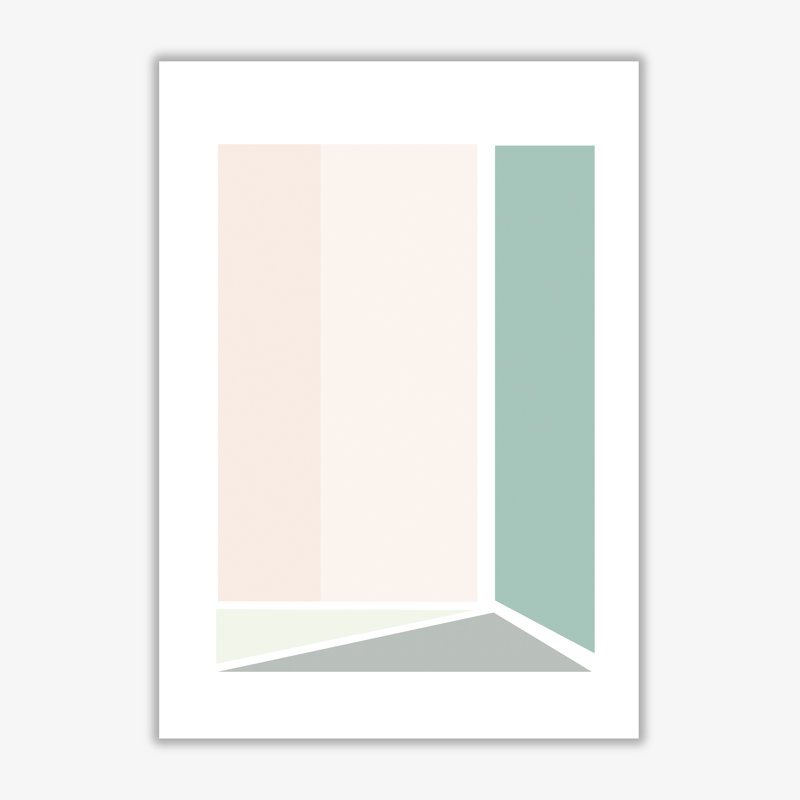 Abstract Rectangle - Print, No Frame, 42 cm H x 30 cm W x 1 cm D