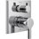 Garniture de robinet pivotante H 6,75 po x l 7,12 po