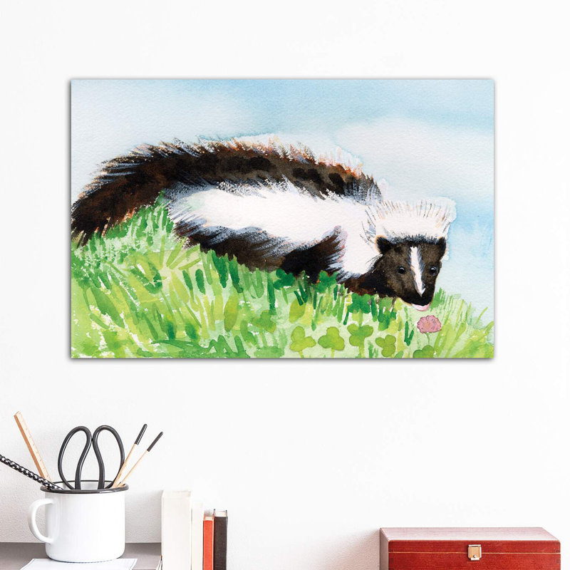 «Baby Spring Animals VI» par Alicia Ludwig - reproduction d'art, Toile tendue, Pas de tapis, H 12 po x l 18 po x 1,5 po