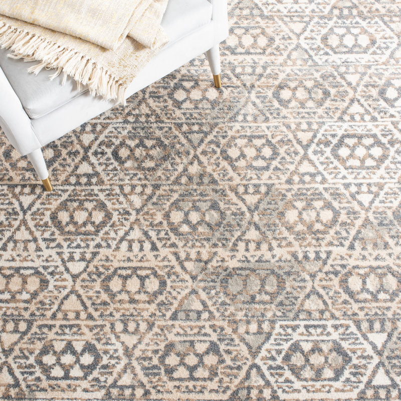 Dolan Pyramid Performance Geometric Rug, Rectangle 5'3" x 7'8"