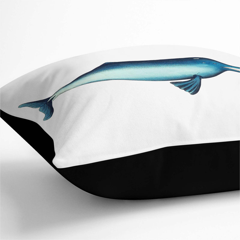 Square Cushion, 55cm H x 55cm W x 20cm D, Black