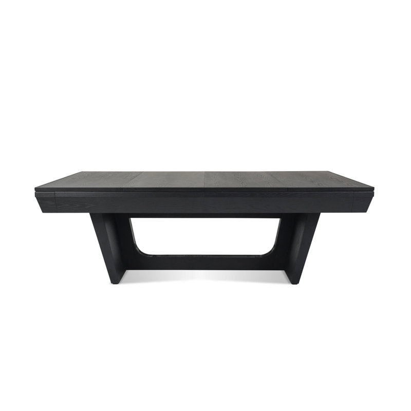 Kaci 8' Slate Pool Table In Black Ash
