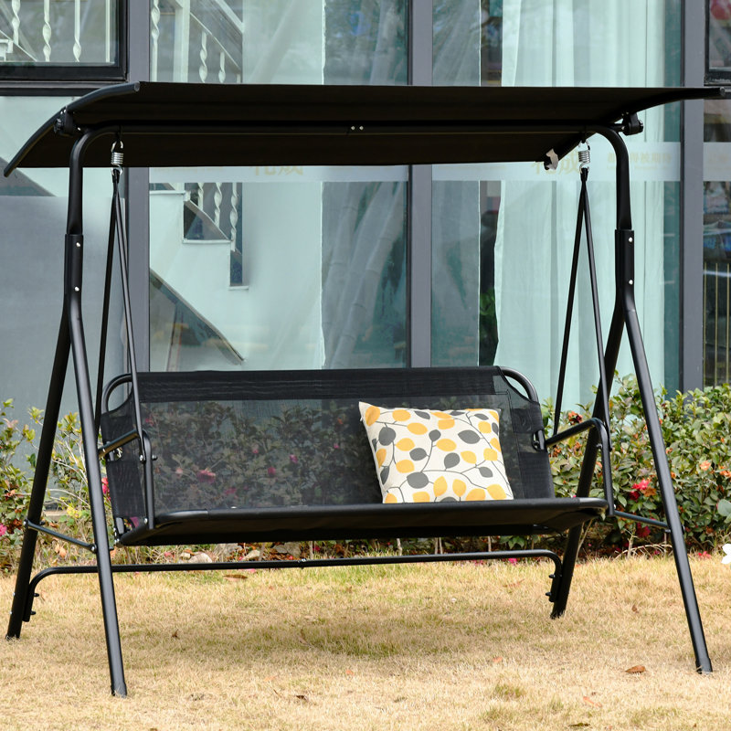 Balancelle avec auvent pour 2 adultes Outsunny