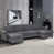 Tissu gris est en rupture de stock