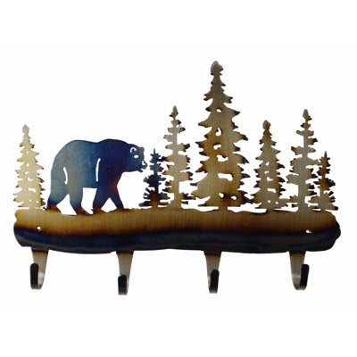 BEAR 4 HOOK COAT HOOK