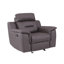 Fauteuil inclinable en cuir Global Brown