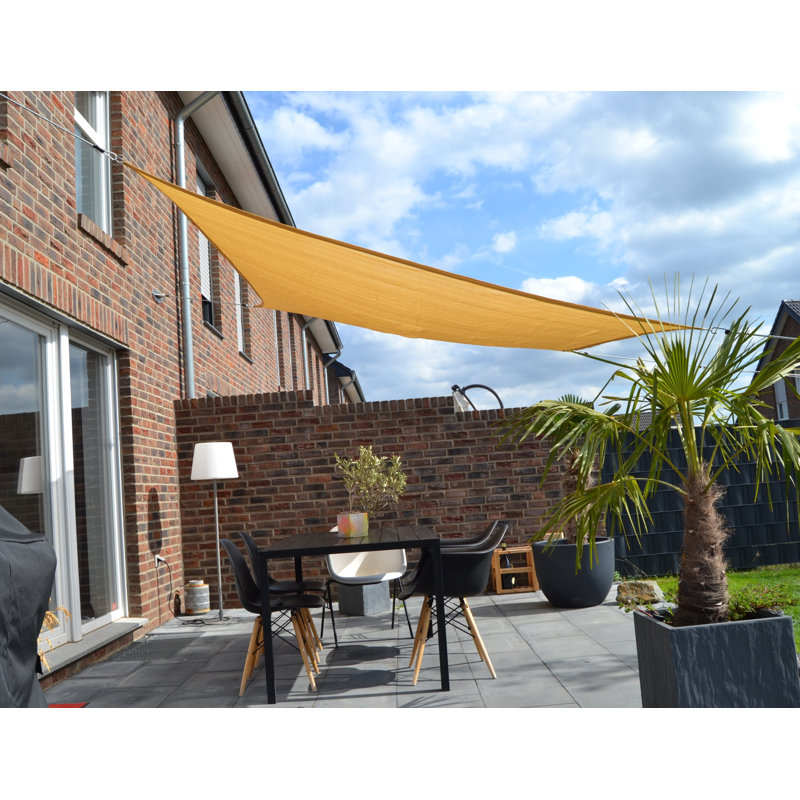 Nobleboro 3m x 2.5m Rectangular Shade Sail, Yellow