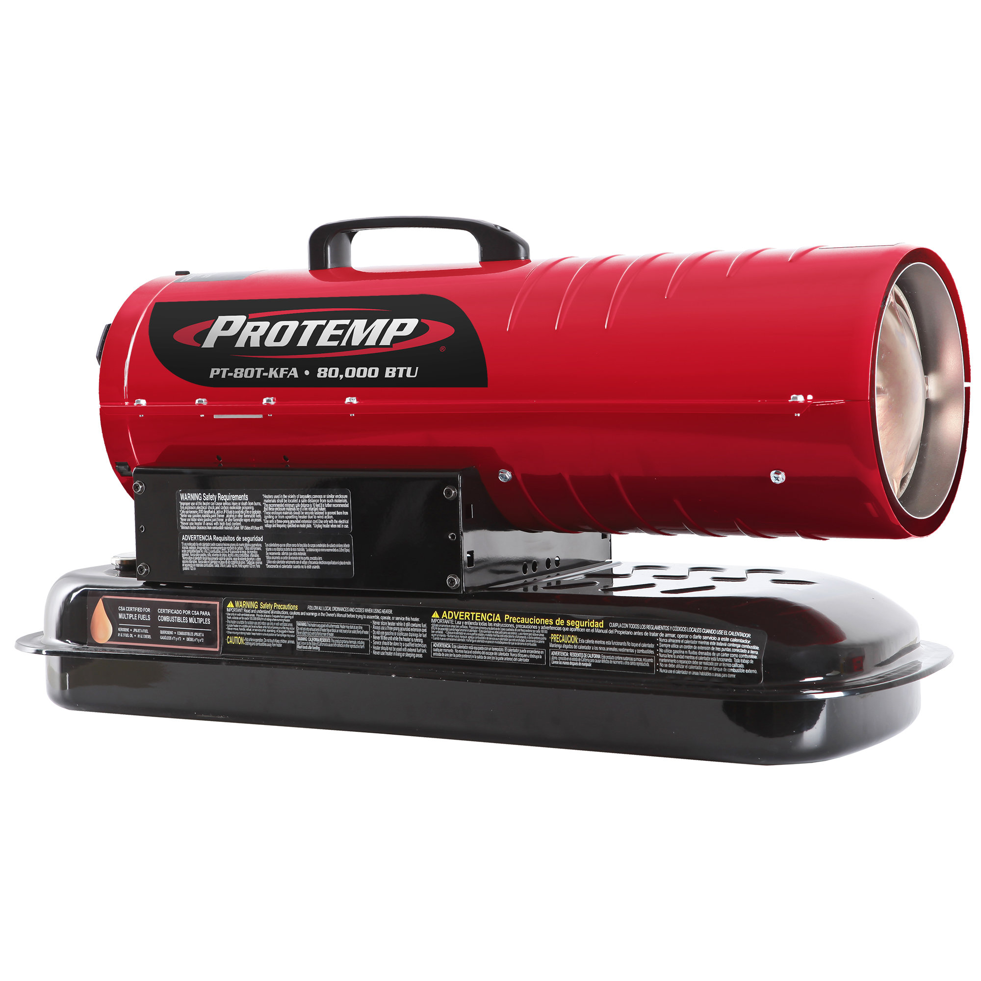 ProTemp Pro-Temp 80000 BTU BTU Kerosene Utility Space Heater with  Adjustable Thermostat - Wayfair Canada