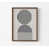 Cadre photo brun simple sans passe-partout