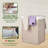 Hand Woven Wicker and Canvas Laundry Hamper-99141435