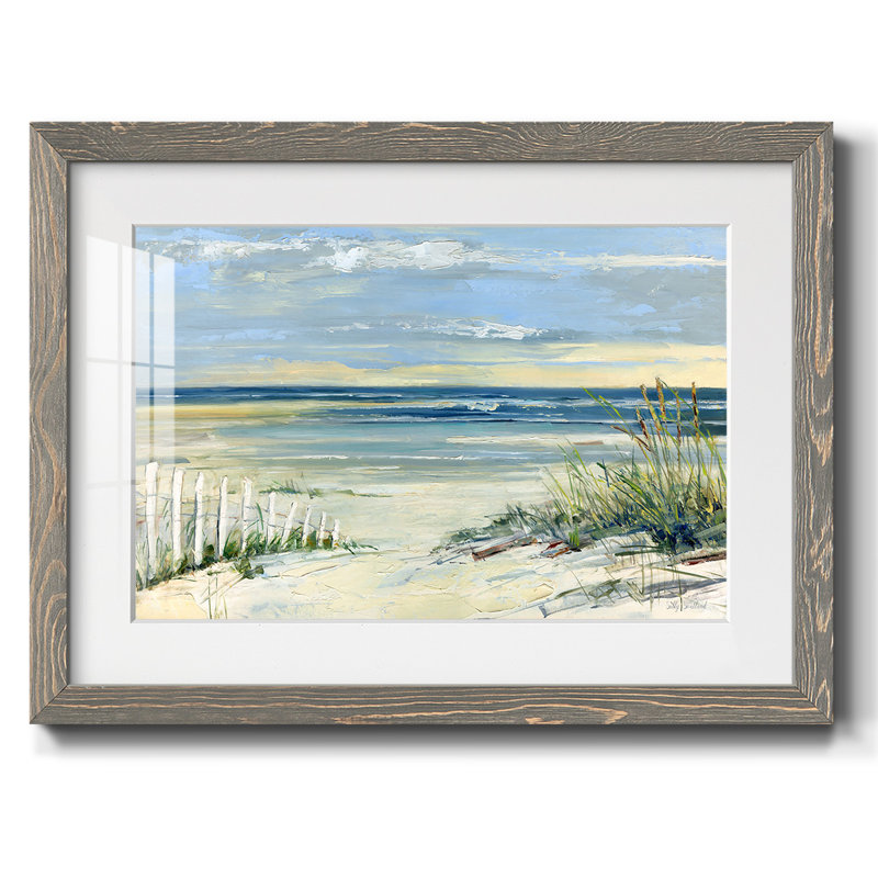 Chemin vers la mer, Gris, H 14 po x l 20 po x P 1,5 po