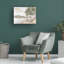 Art mural sur toile tendue - Melissa Wang «Ink & Mist II», décoration murale pour le salon, la chambre à coucher ou le bureau - 14 x 19