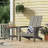 Godin All-Weather HDPE Adirondack Chair with Table-701918526