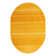 Osteen Striped Yellow Area Rug