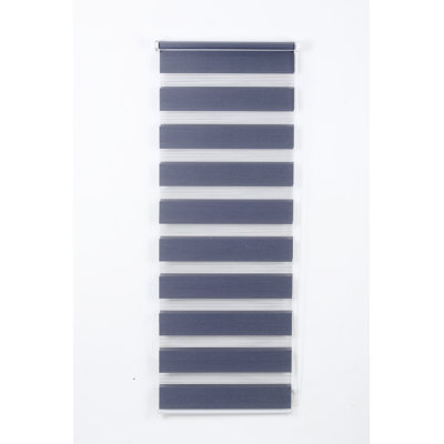 Dual Layer Day & Night Zebra Roller Blinds – Premium Light Filtering & Privacy Window Shades, Modern Sheer & Solid Fabric Blinds for Living Room, Bedroom & Office