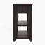 Console en bois de pin massif 48 po, table d'appoint moderne avec 3 tiroirs de rangement et 2 tablettes. Facile à assembler (noir vieilli) (ancien SKU: W120246665)-1160974519-1160974517