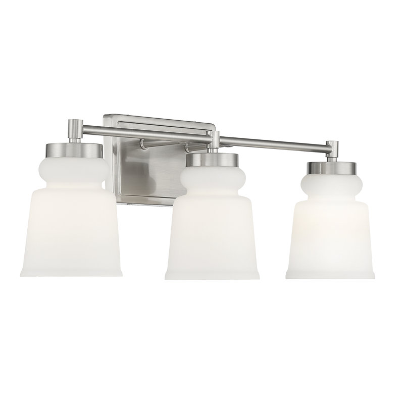 Libre 3 Light Milk Dimmable Vanity Light