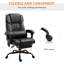 Fauteuil de bureau à haut dossier avec 6 points de vibration Vinsetto-14872725-14872727
