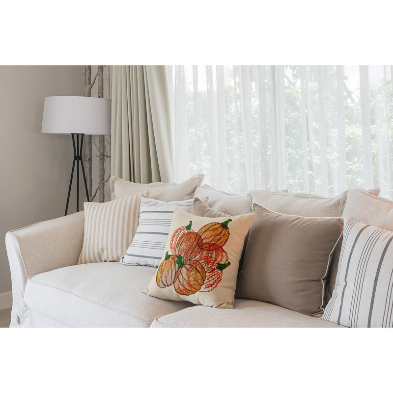 Housse de coussin carré, H 18 po x l 18 po x P 2 po