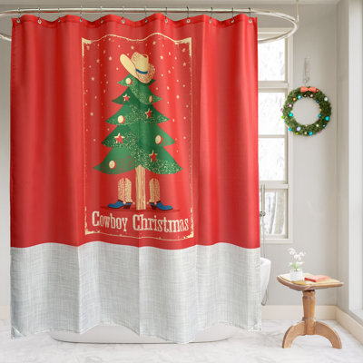 Rideau de douche Christmas